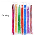 Rainbow Dazzle Silk Glitter Sparkly Hair Tinsel Extension